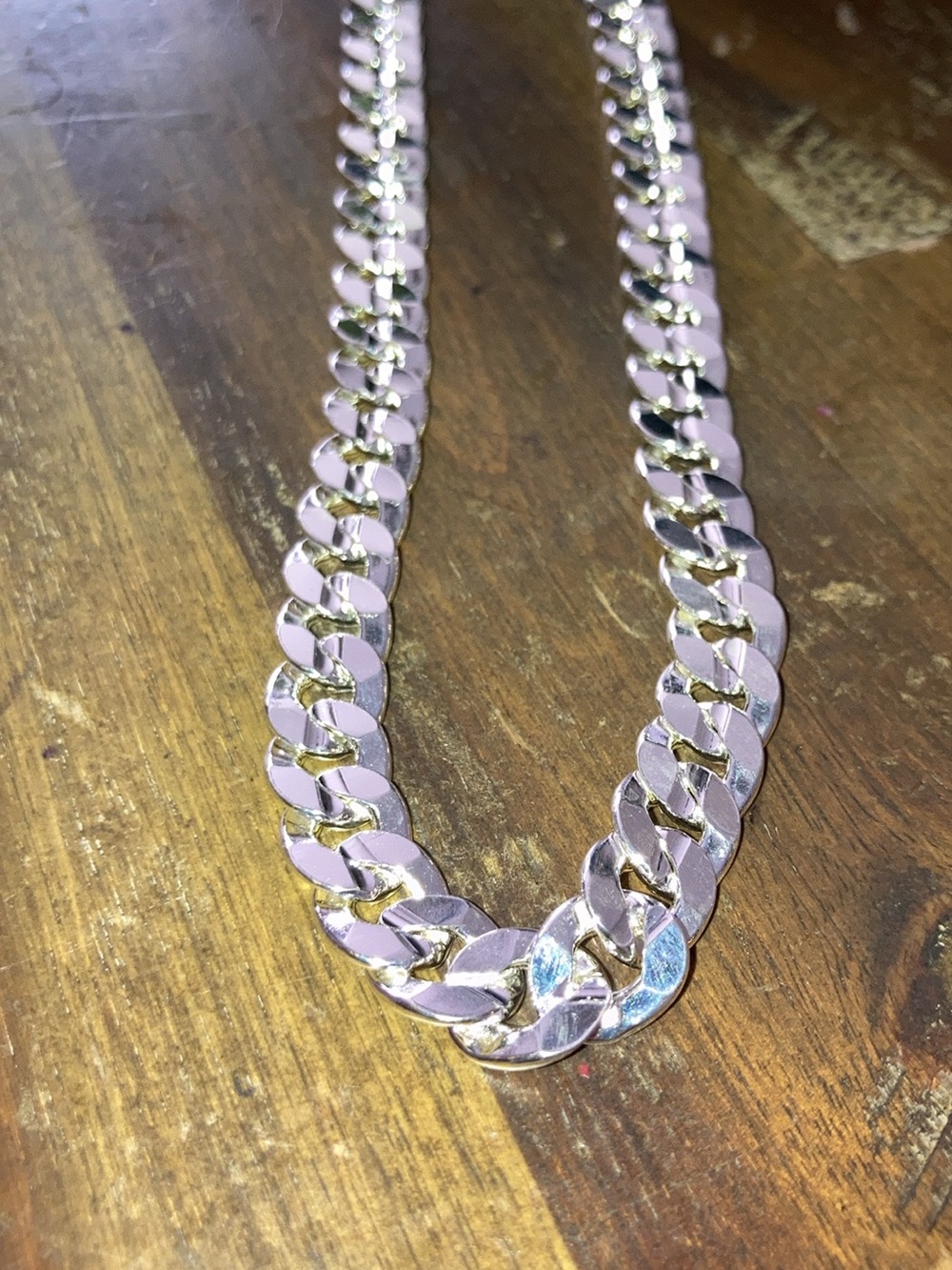 Men's 925 Curb Chain Necklace - Fashion Jewelry